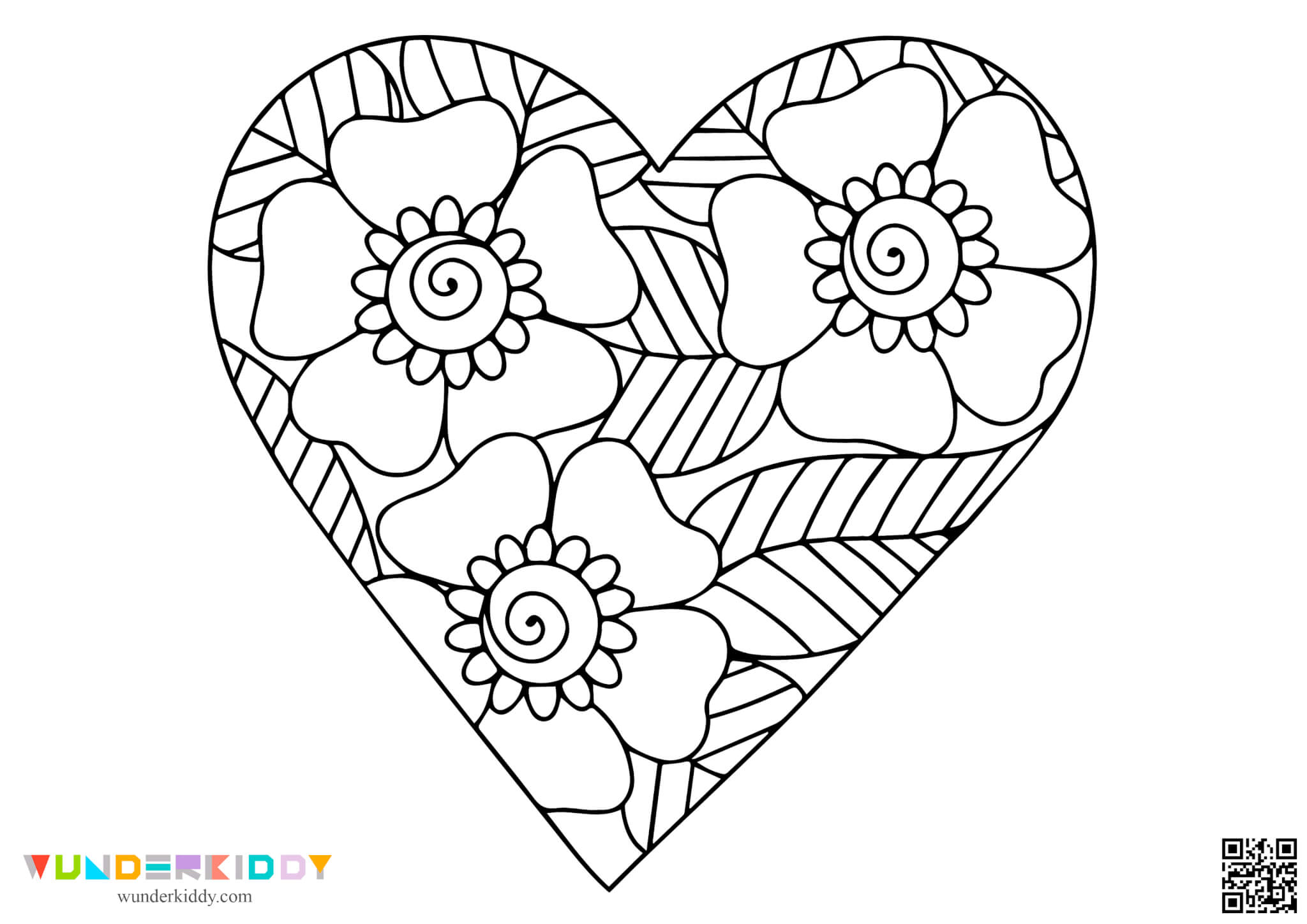 Heart Coloring Pages - Image 8