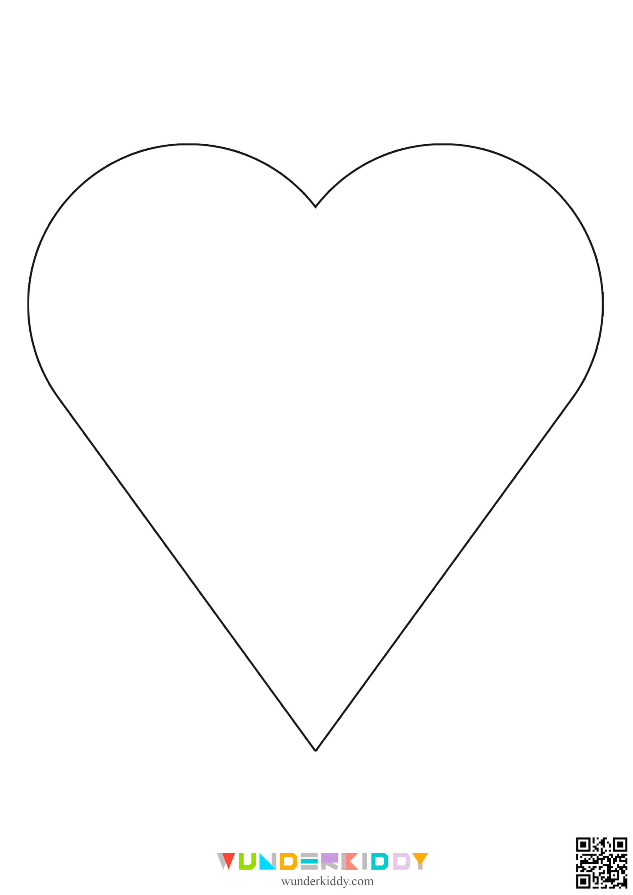 Контури та шаблони «Сердечка» для вирізання - Зображення 5