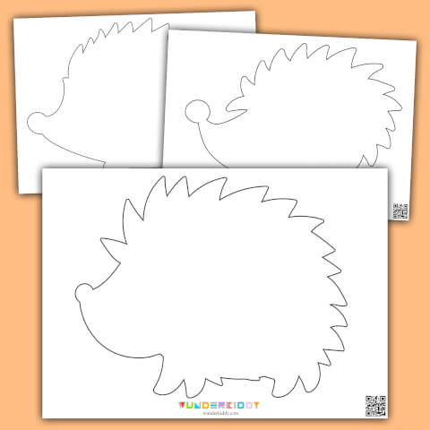 Hedgehog Template - Image 2