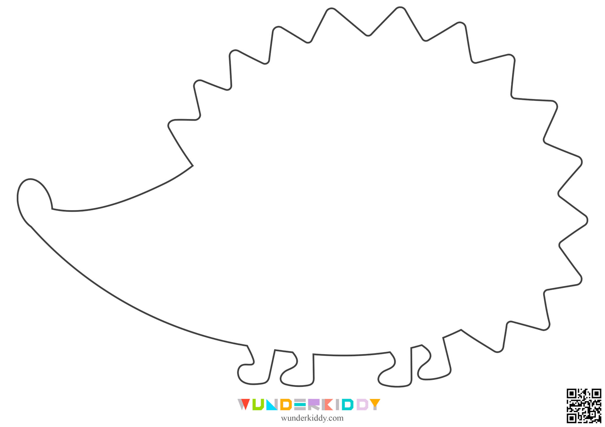 Hedgehog Template - Image 5