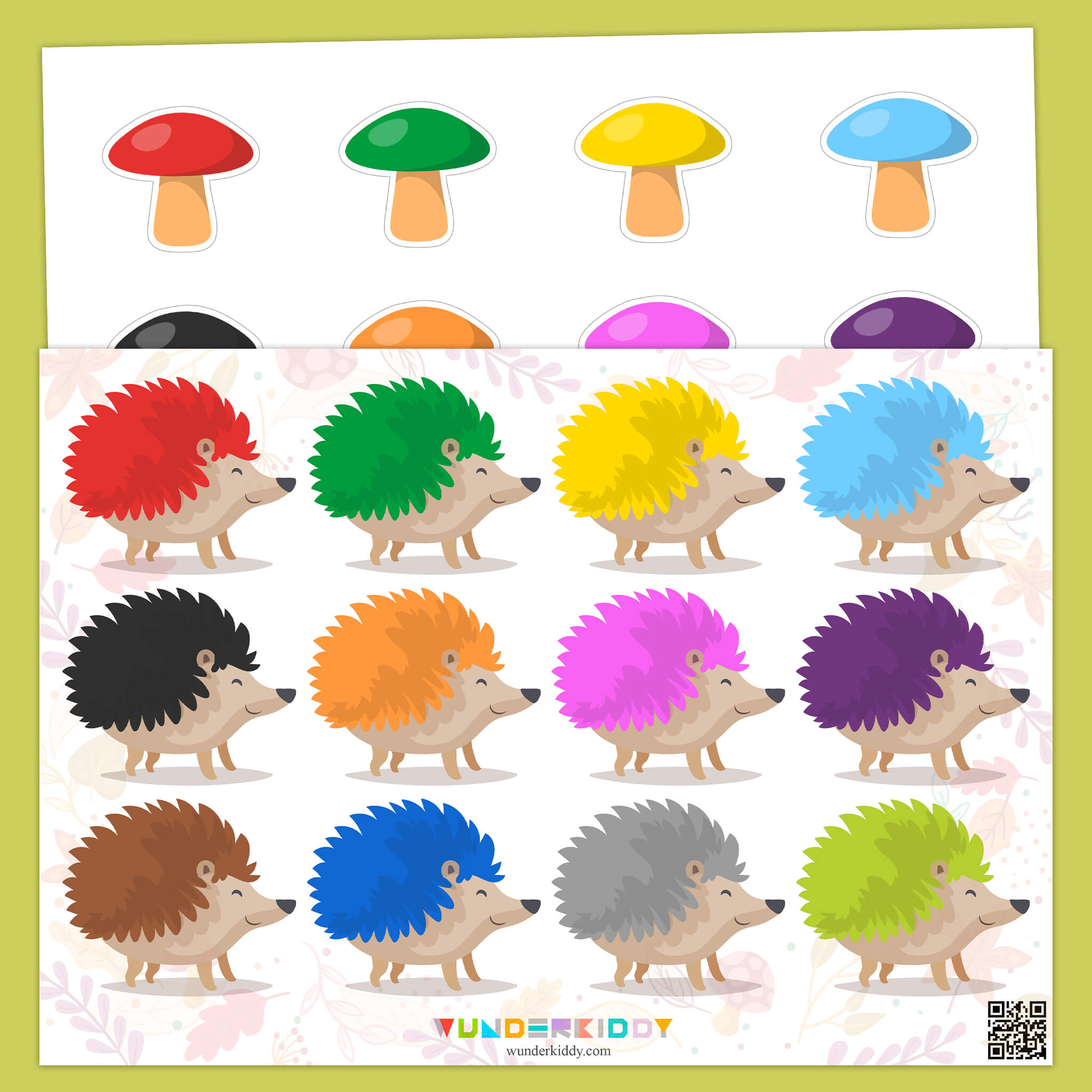 Igel-Farbabzuordnung