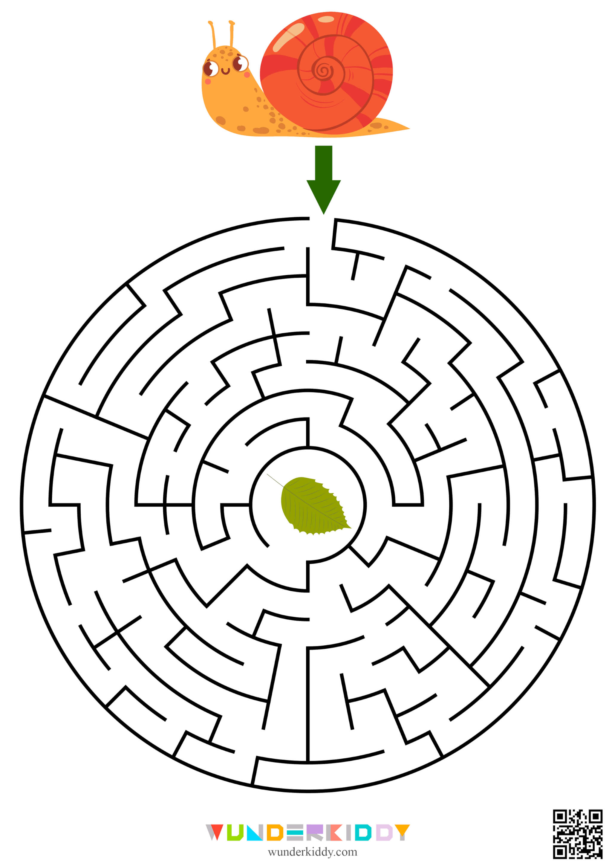 Printable Maze for Kids Help to Find the Way - Image 2