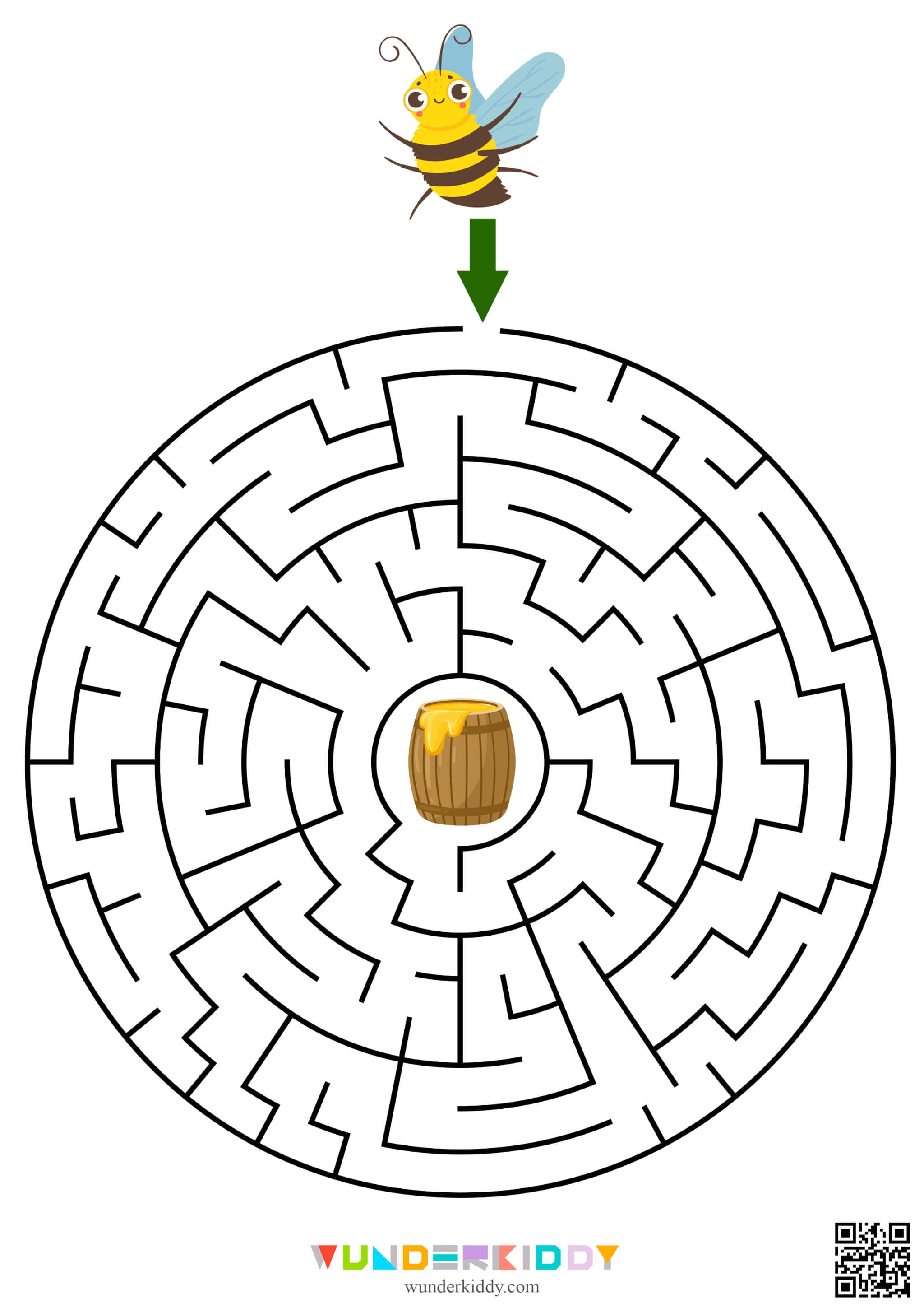 Printable Maze for Kids Help to Find the Way - Image 3