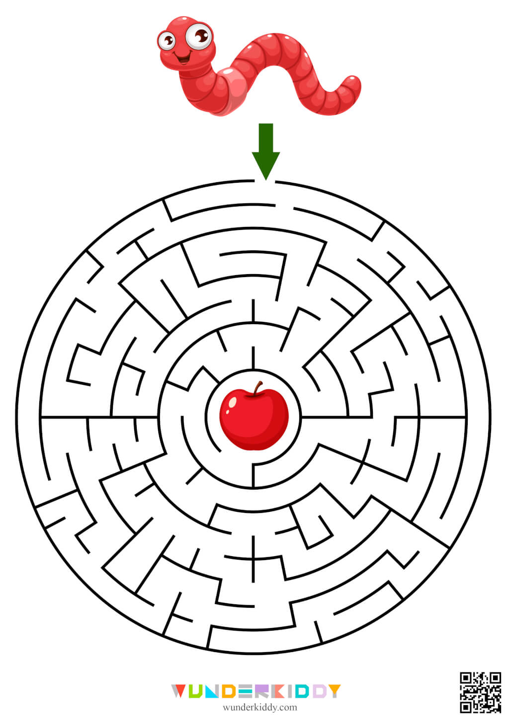 Worksheets help to find the way download or print for free