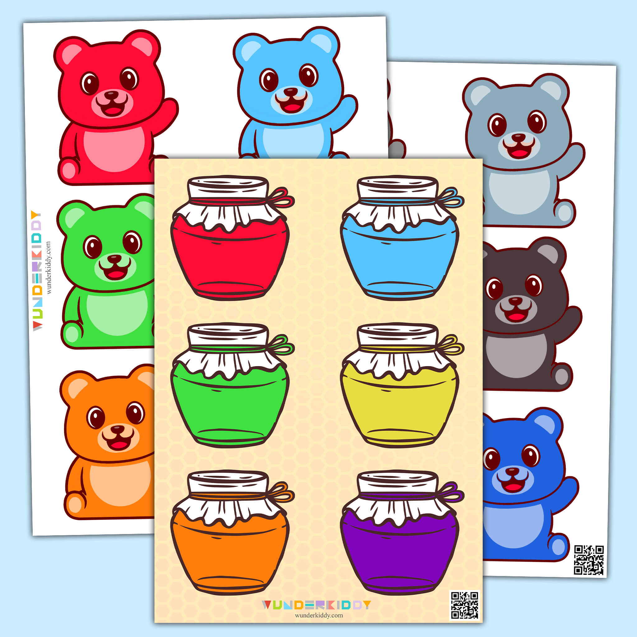 Учим цвета в игре «Мед для мишки»