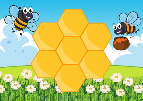 Wabenspiel für Vorschulkinder - Bild 3
