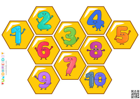 Mathe-Spiel für Kinder «Bienenwabe» - Bild 3