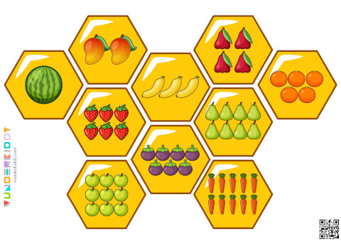 Дидактична гра з математики «Бджолині стільники» - Зображення 7