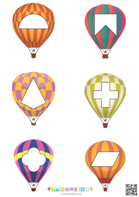 Easy Puzzle Game for Kids Hot Air Balloons - Image 4