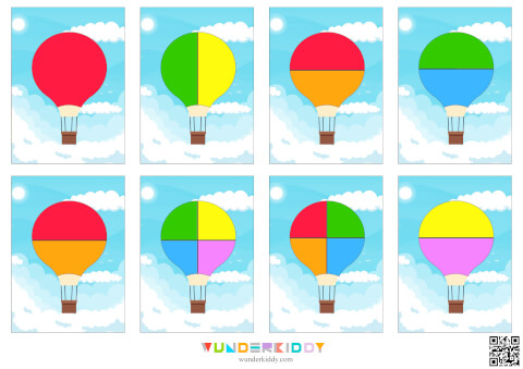 Hot Air Balloon Matching Activity - Image 4