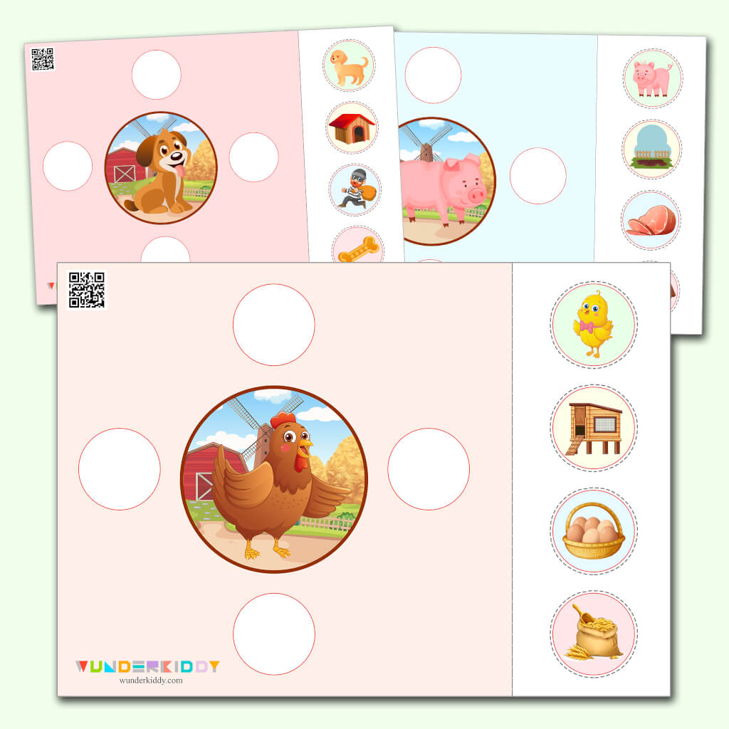 Farm Animal Activities for Preschoolers Print Free
