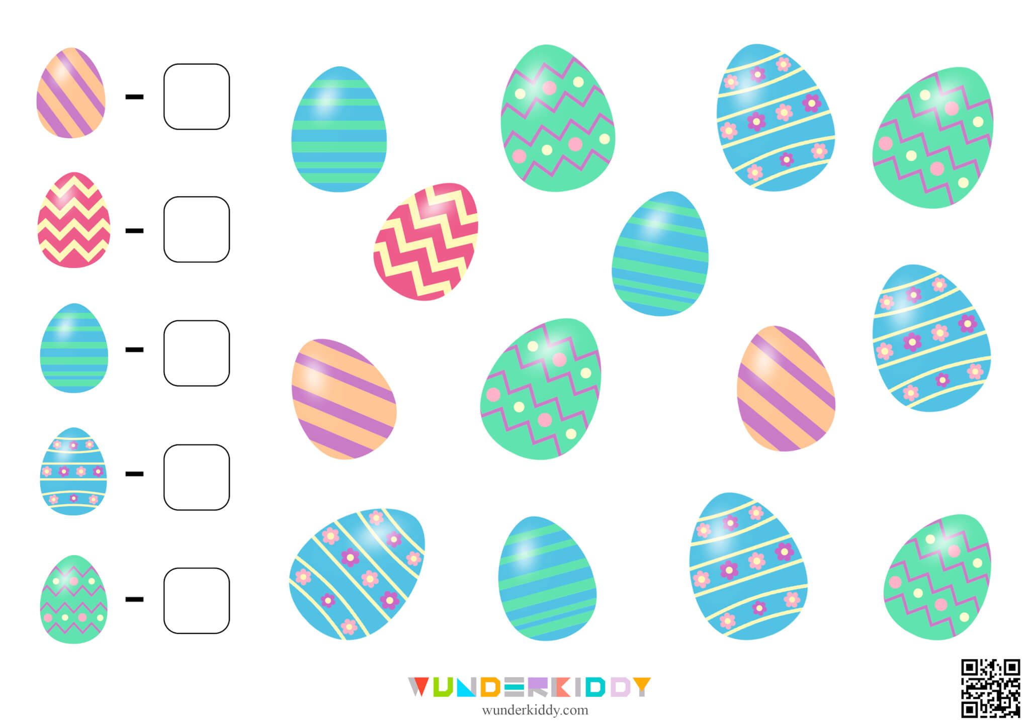 How Many Easter Worksheet - Image 4