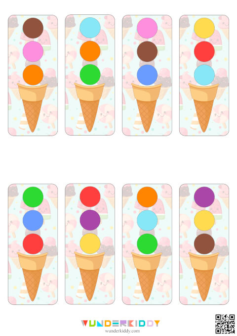 Игра для развития малышей «Вкусное мороженое» - Изображение 4
