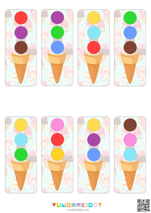 Игра для развития малышей «Вкусное мороженое» - Изображение 5