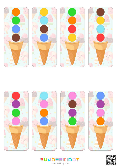 Игра для развития малышей «Вкусное мороженое» - Изображение 6