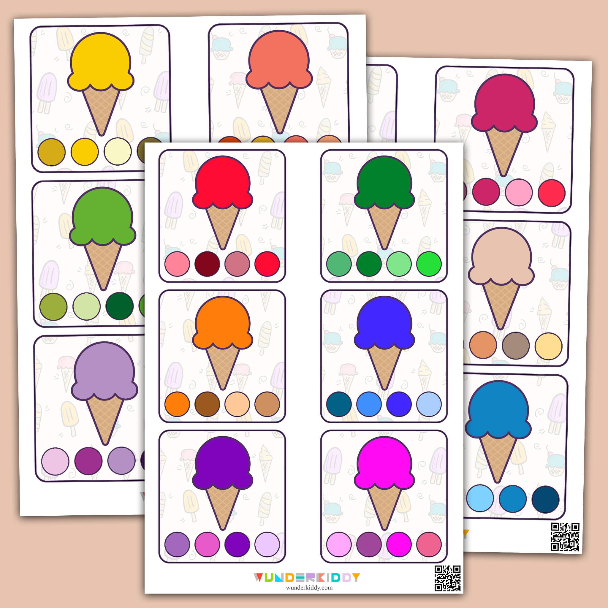 Игра для малышей «Мороженое»