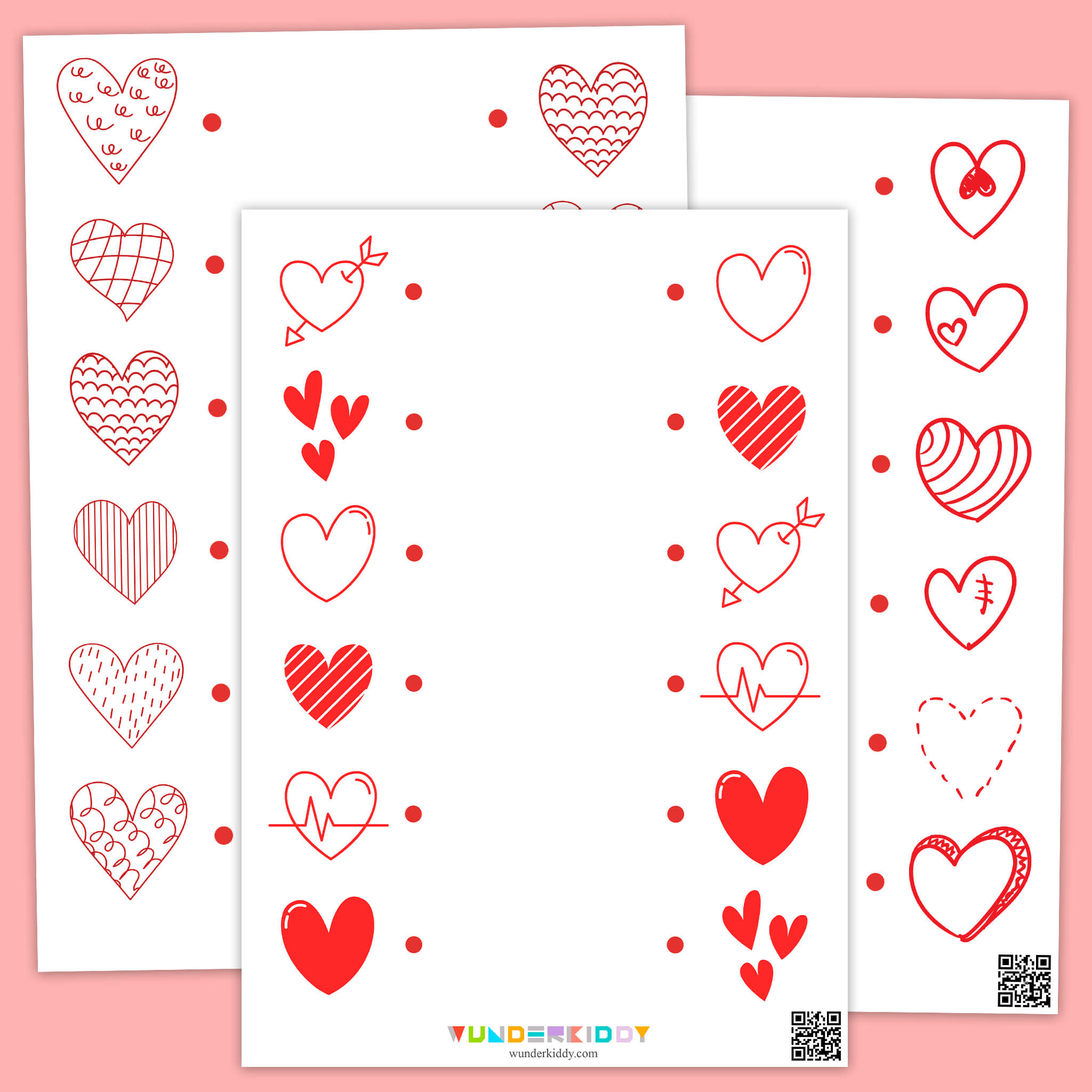 Valentine's Day: Connect the Hearts