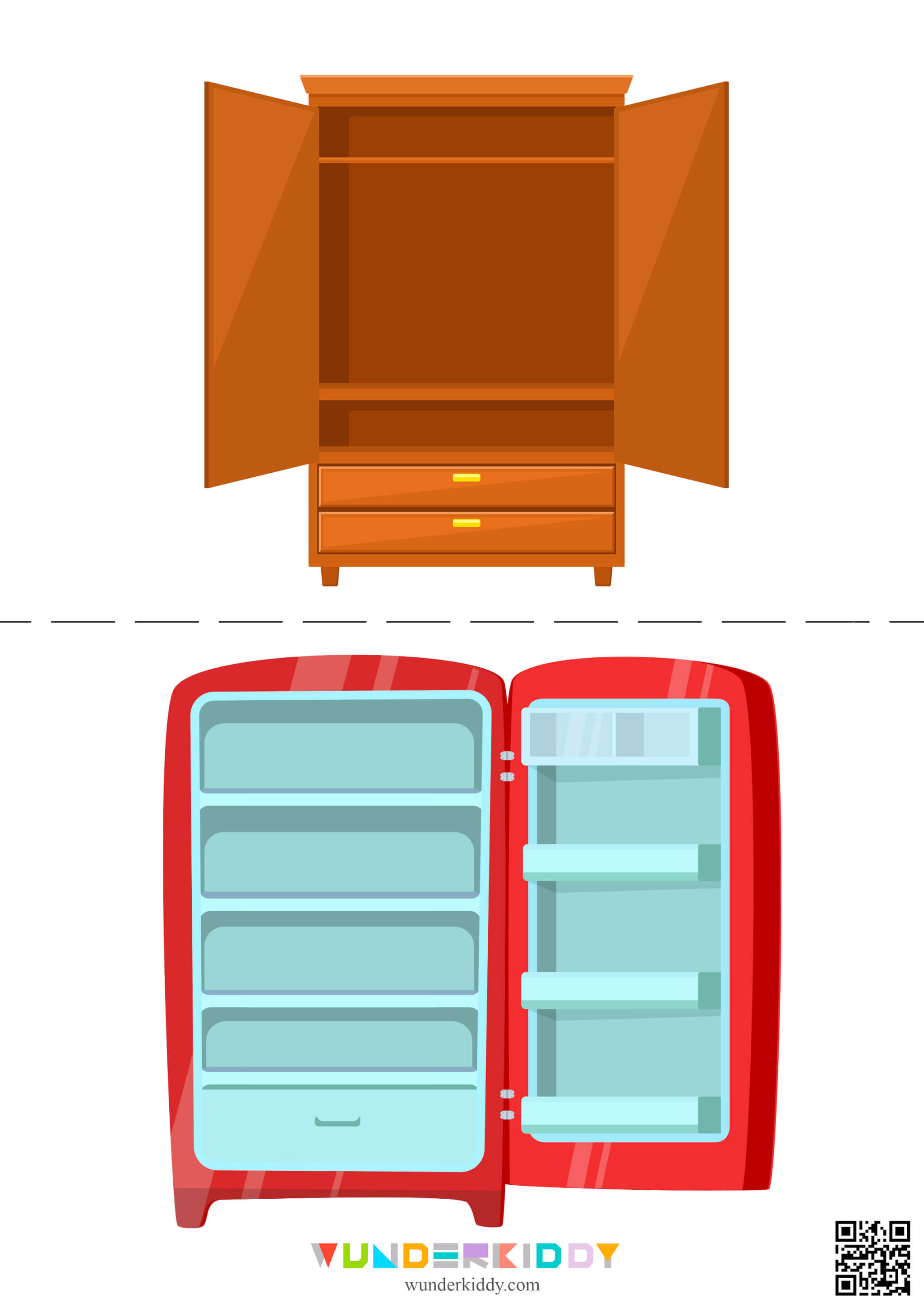 Food and Clothes Sorting Activity Sheet - Image 2