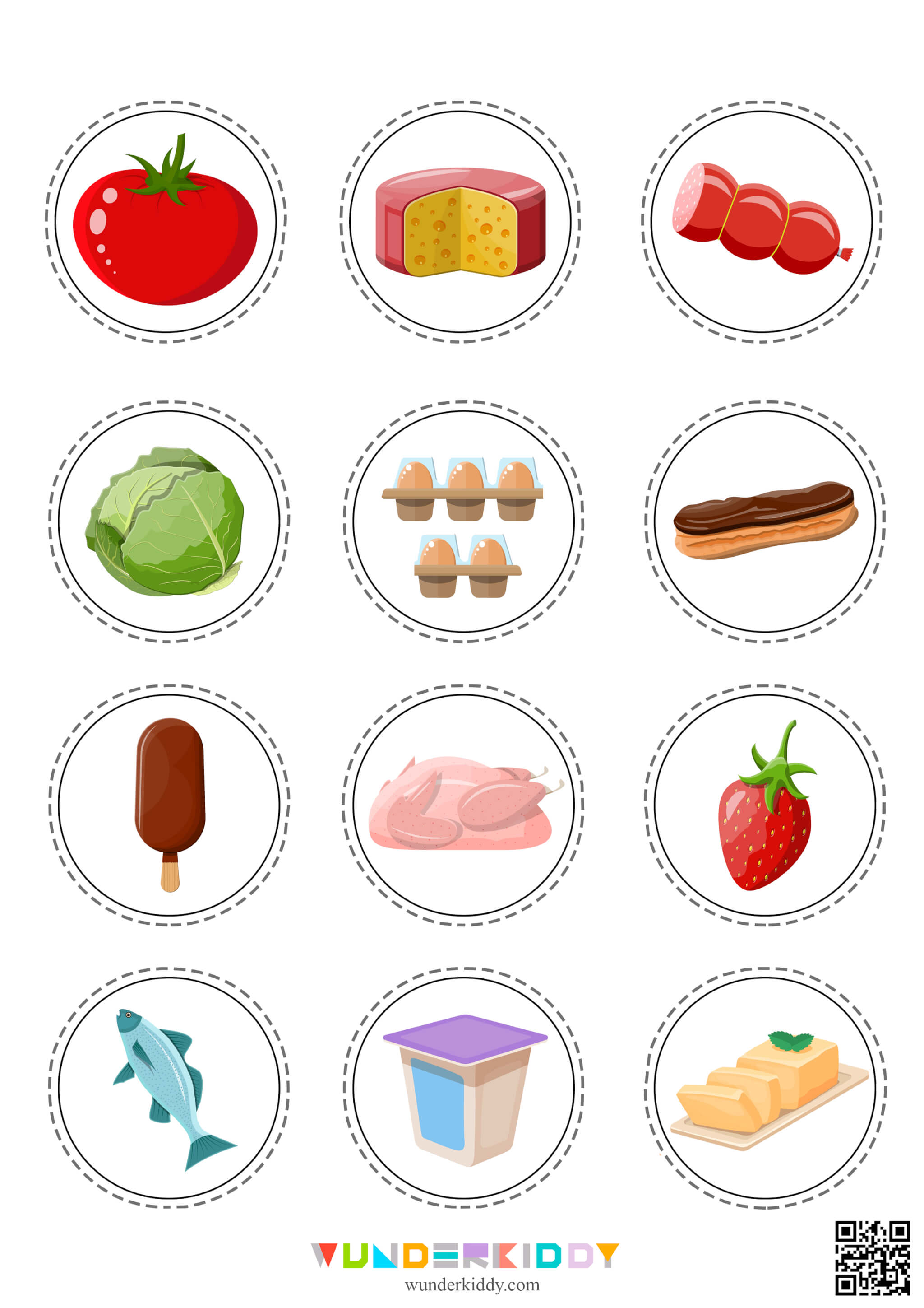 Food and Clothes Sorting Activity Sheet - Image 3