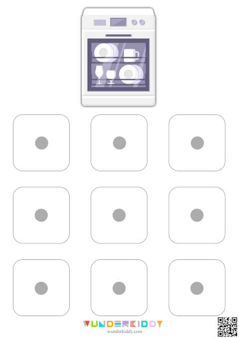 Kitchen Utensils Sorting Worksheet - Image 2