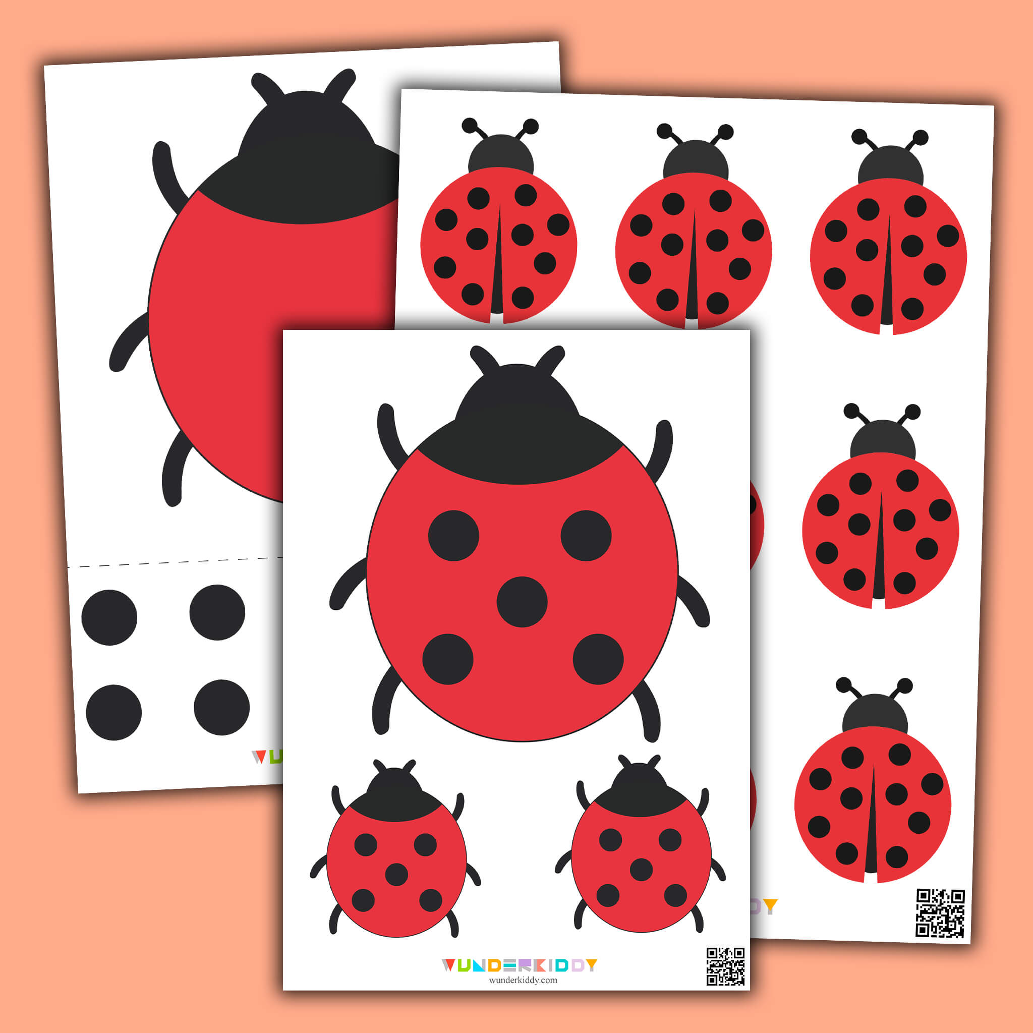 Ladybug Activity and Templates for Kids
