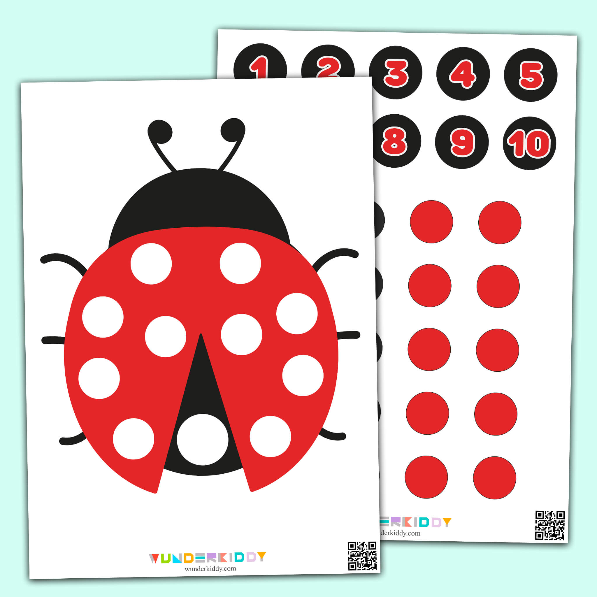 Ladybug Spots Math Activity