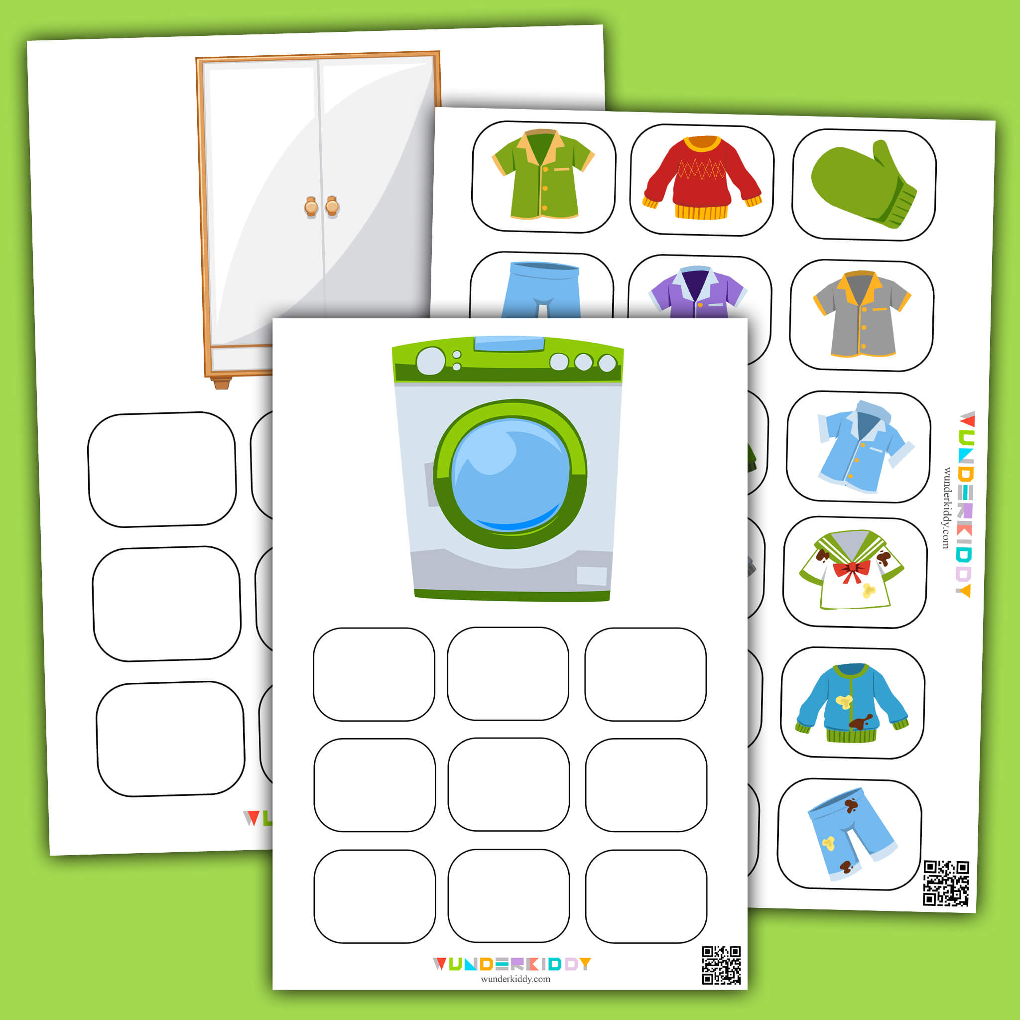 Sorting Laundry Worksheets