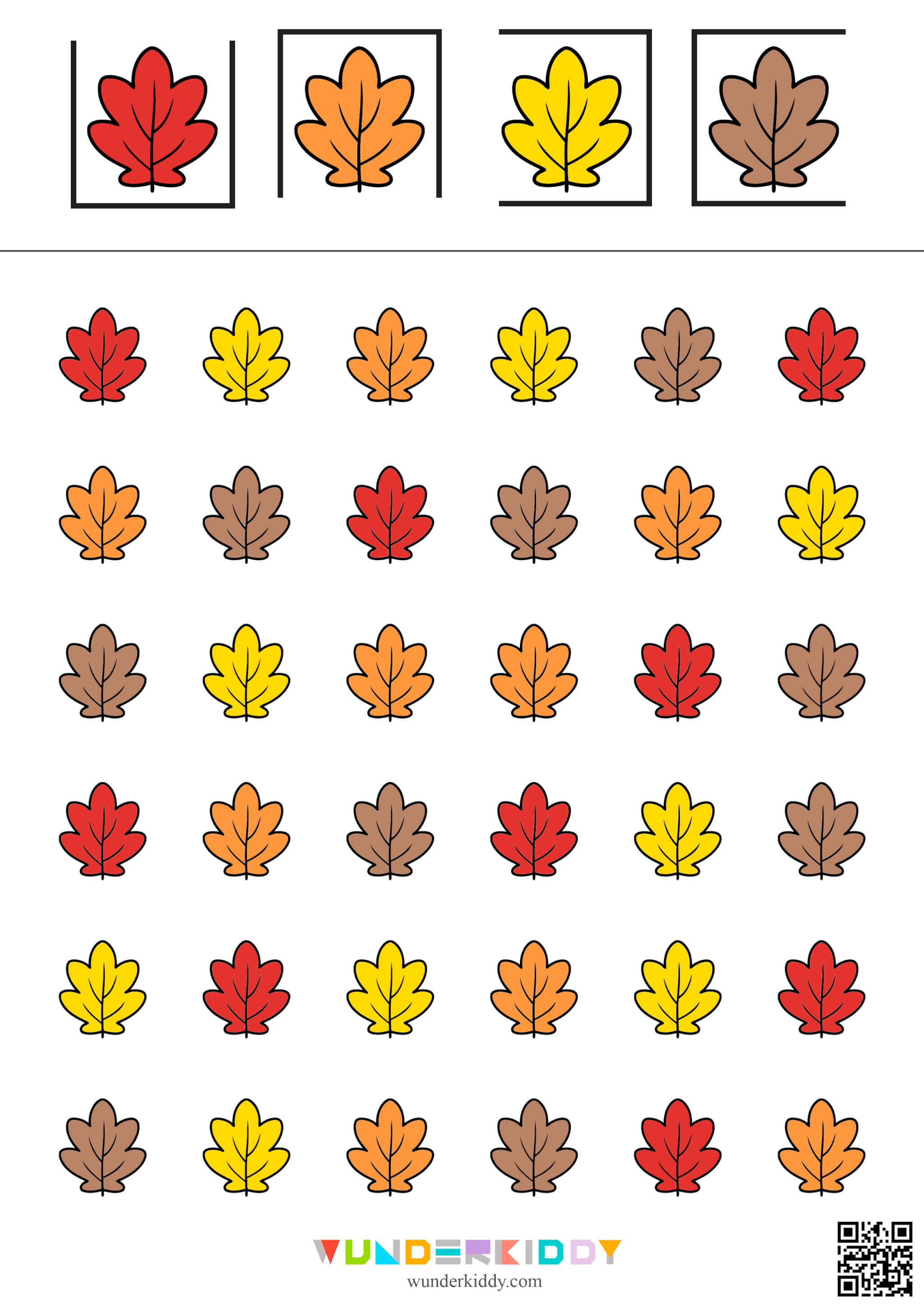 Jeu de perception visuelle des feuilles - Image 2