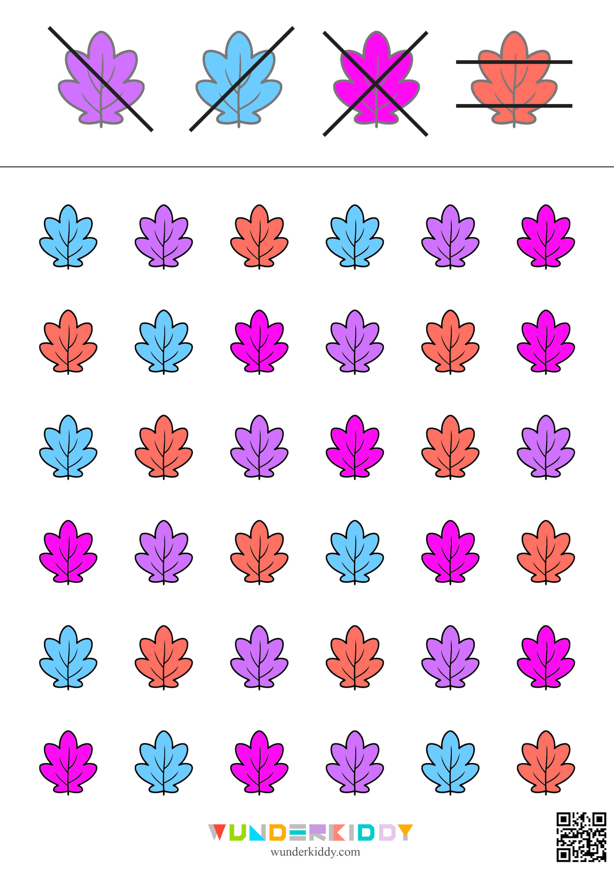 Jeu de perception visuelle des feuilles - Image 4