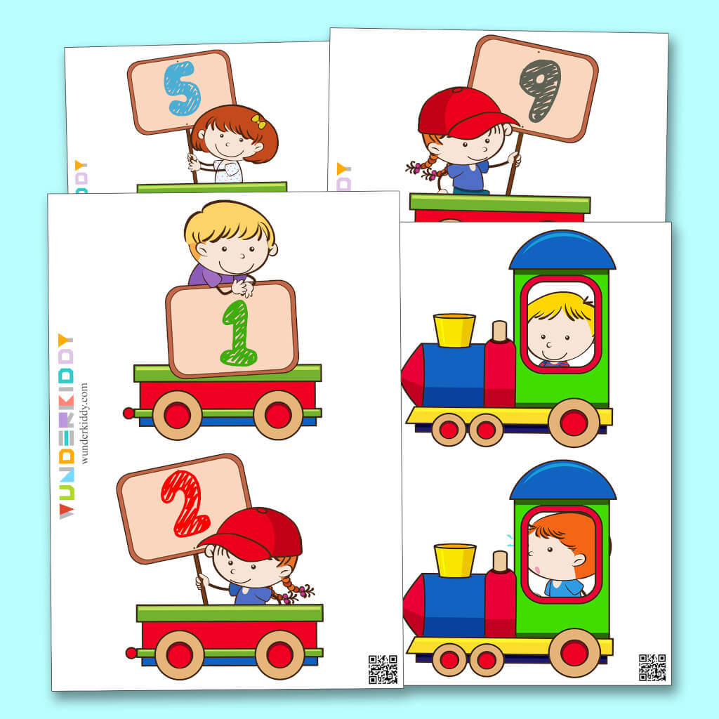learning-numbers-colored-worksheet-the-train