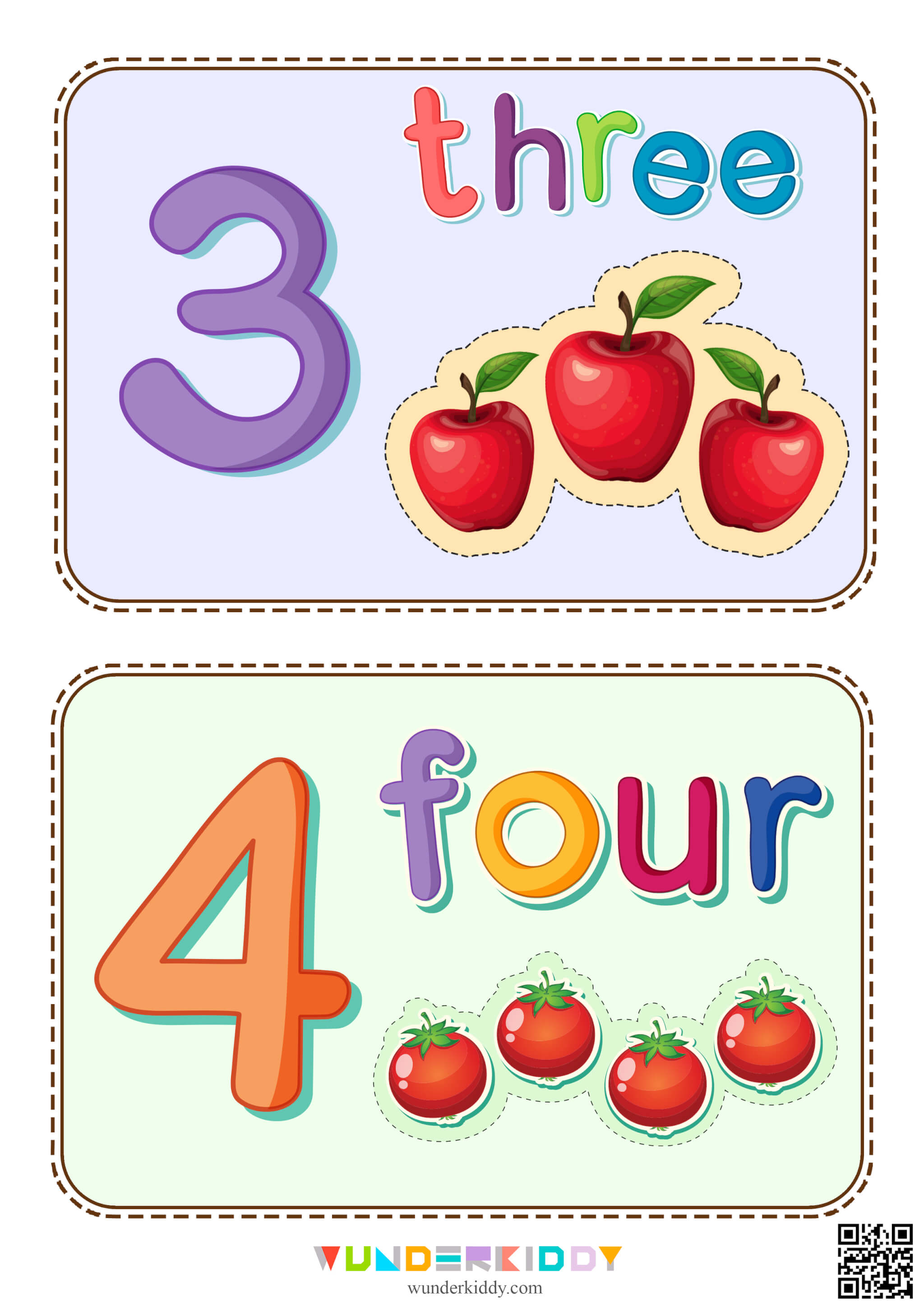Illustrated Number Flashcards - Image 3