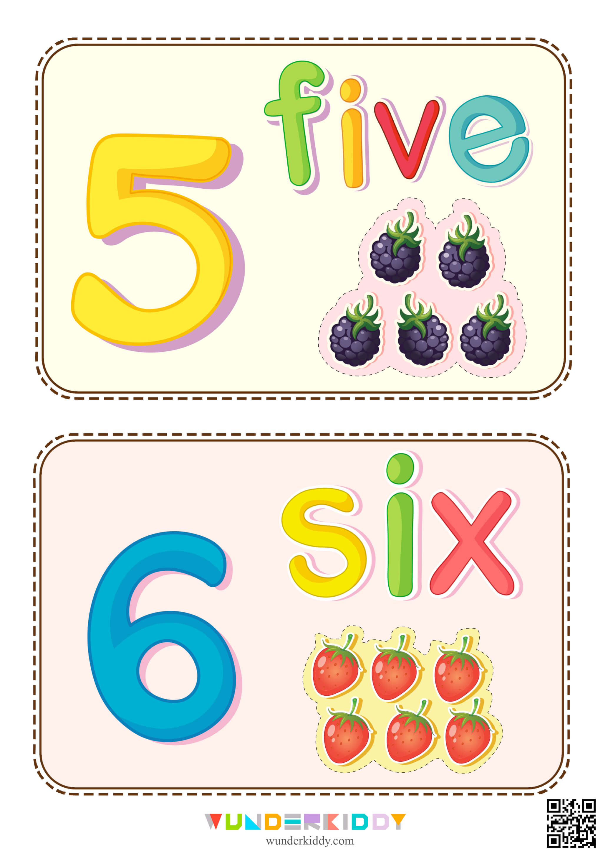 Illustrated Number Flashcards - Image 4