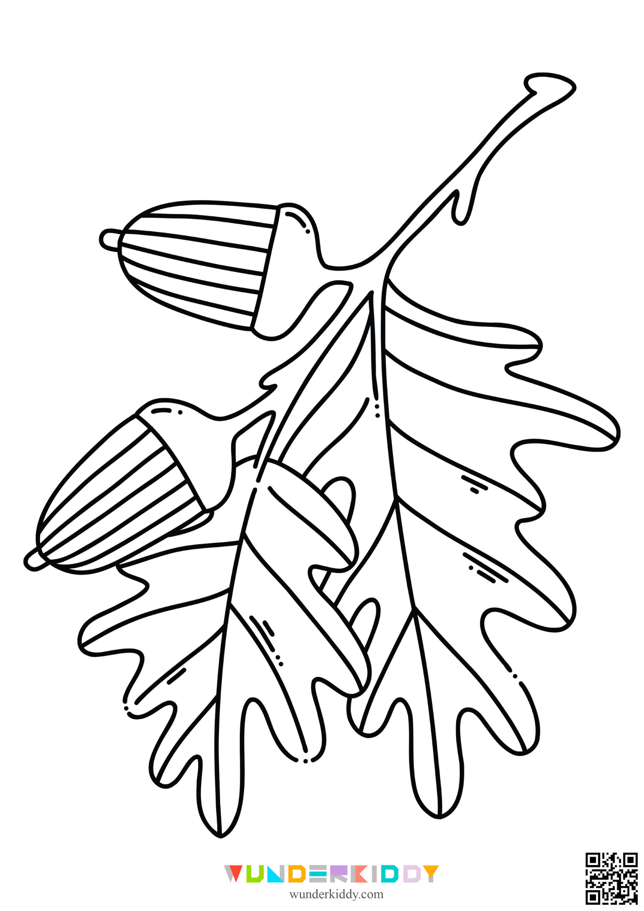 Autumn Leaves Coloring Pages - Image 10