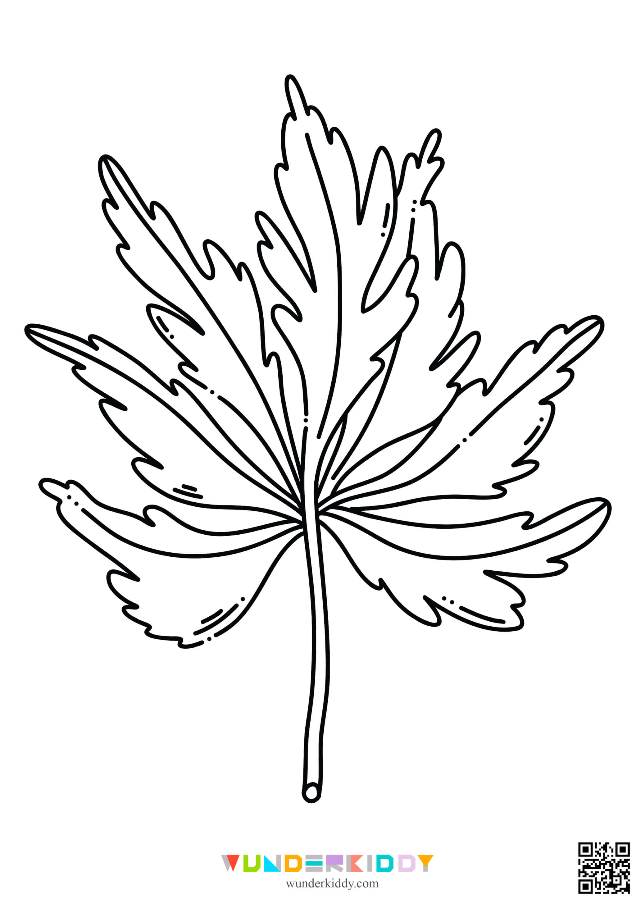 Autumn Leaves Coloring Pages - Image 11