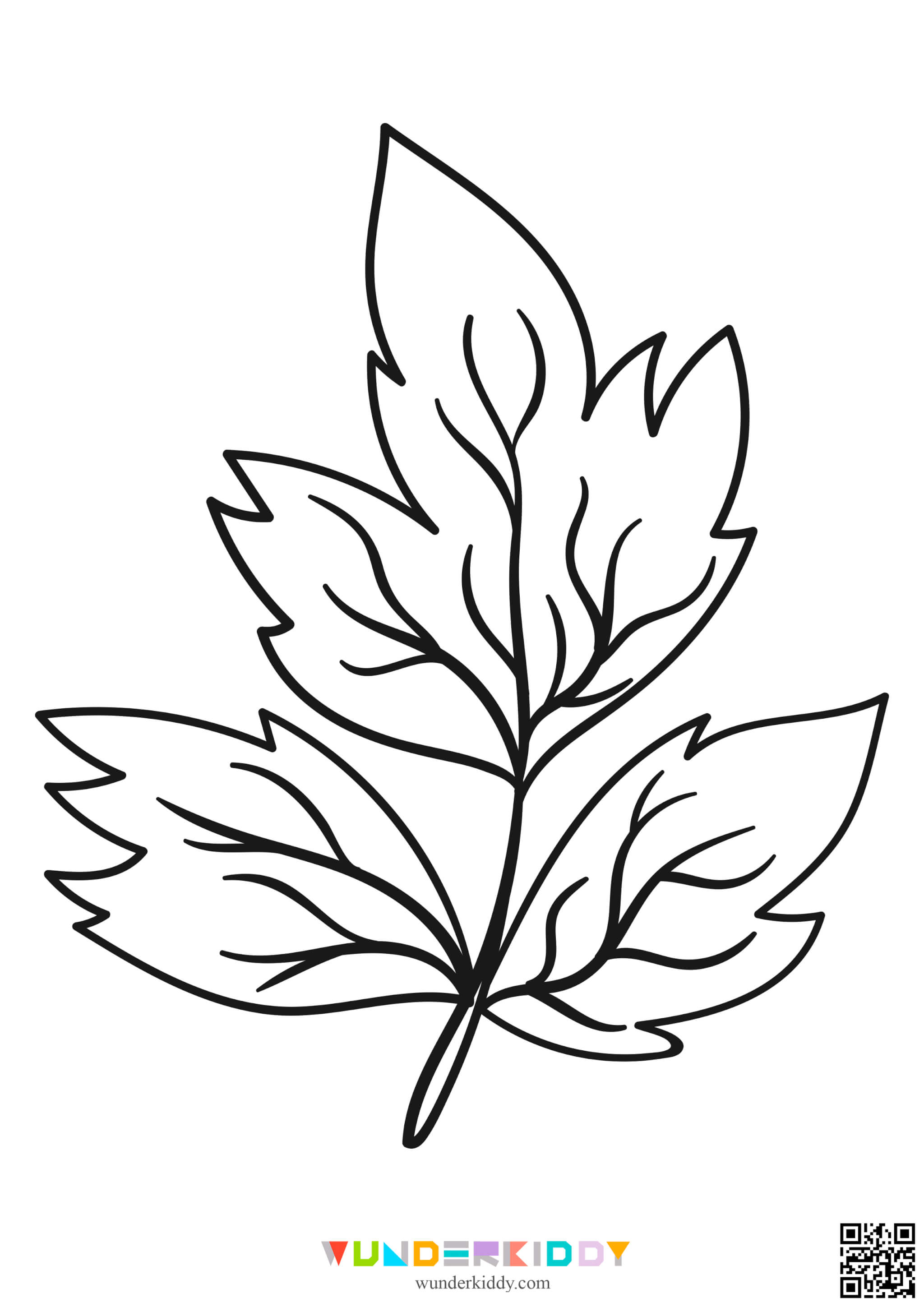 Autumn Leaves Coloring Pages - Image 14