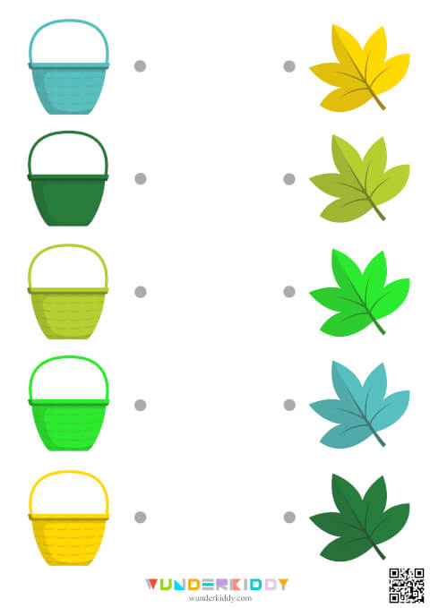Autumn Leaves and Baskets Color Match - Image 7