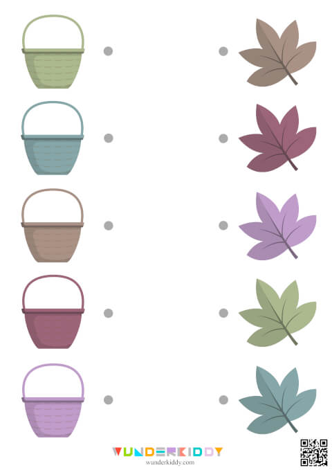Autumn Leaves and Baskets Color Match - Image 8