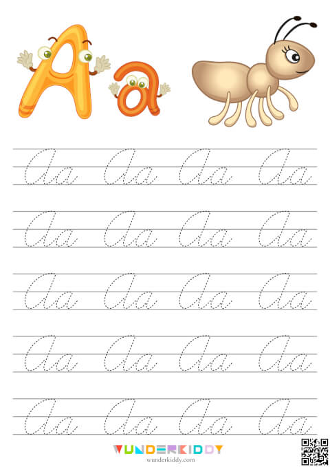 Printable Letters Tracing Worksheets - Image 2