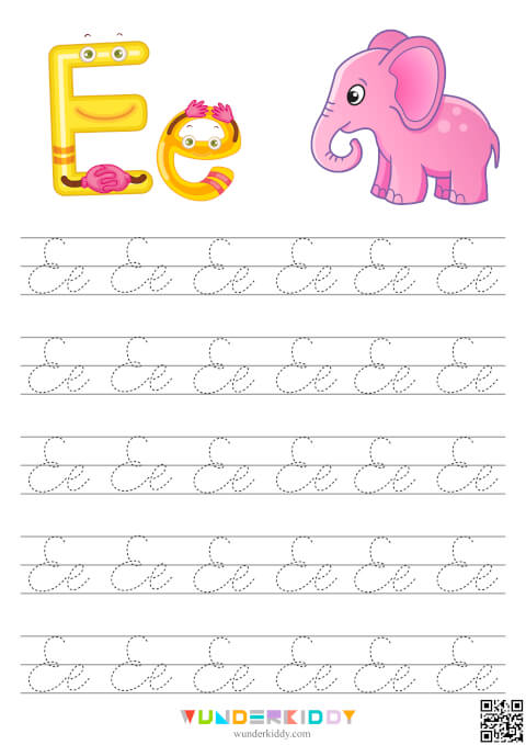 Printable Letters Tracing Worksheets - Image 6