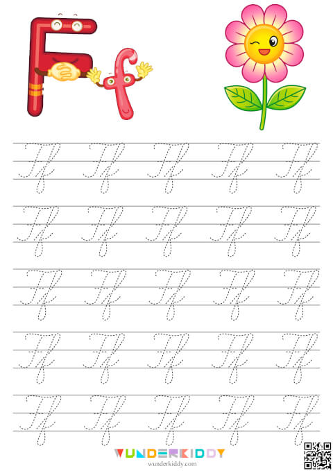 Printable Letters Tracing Worksheets - Image 7