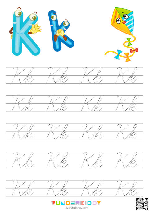 Printable Letters Tracing Worksheets - Image 12