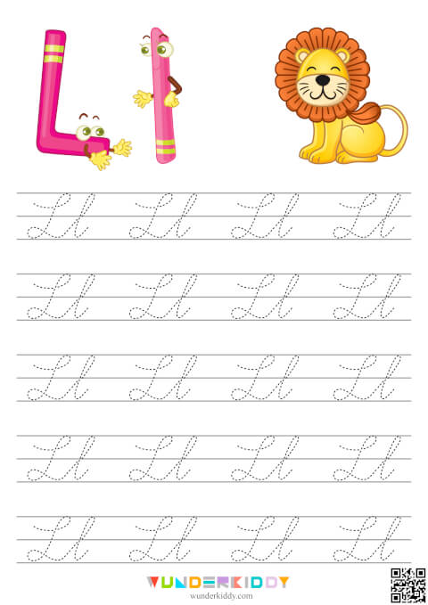 Printable Letters Tracing Worksheets - Image 13
