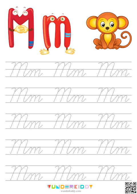 Printable Letters Tracing Worksheets - Image 14