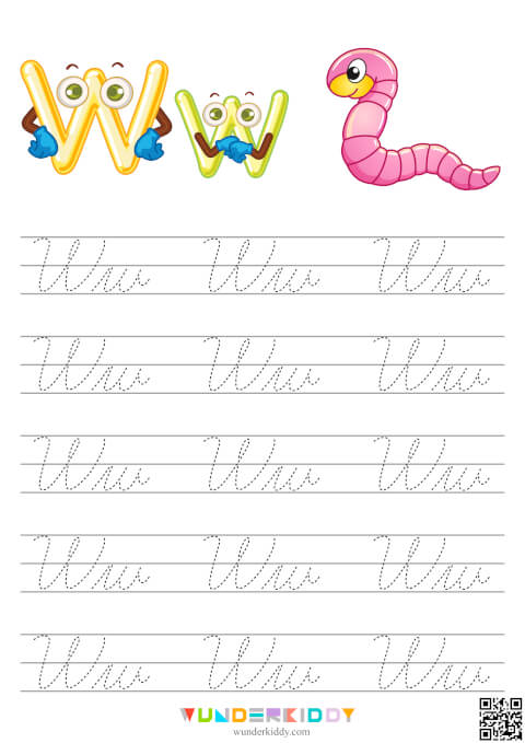 Printable Letters Tracing Worksheets - Image 24