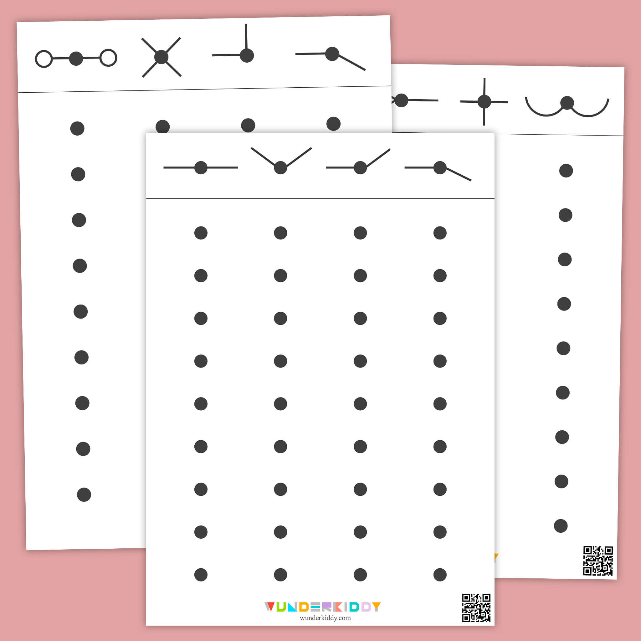 Bilateral Tracing Patterns Worksheet