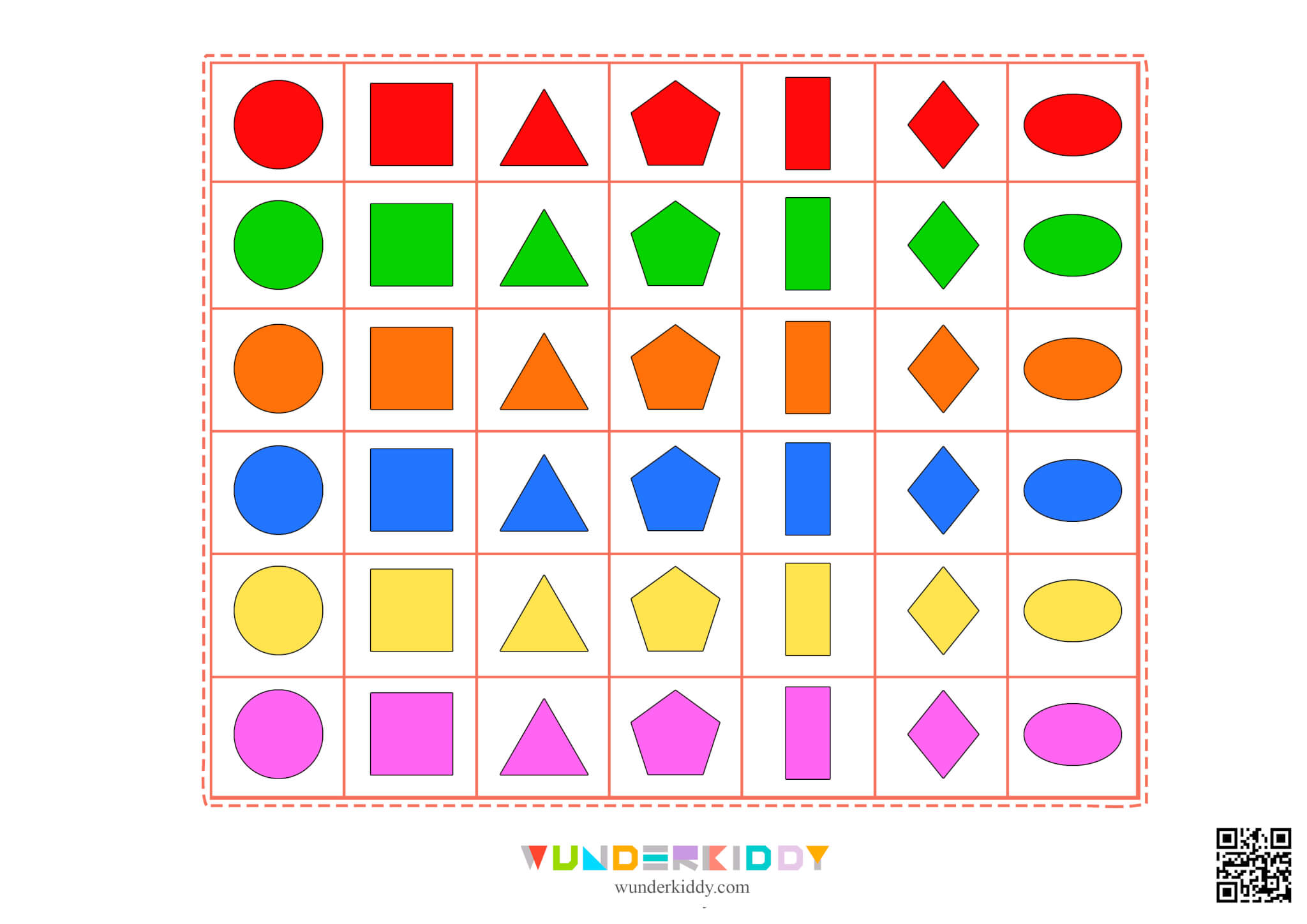 Logic Tables to Learn Shapes and Colors in Kindergarten - Image 3