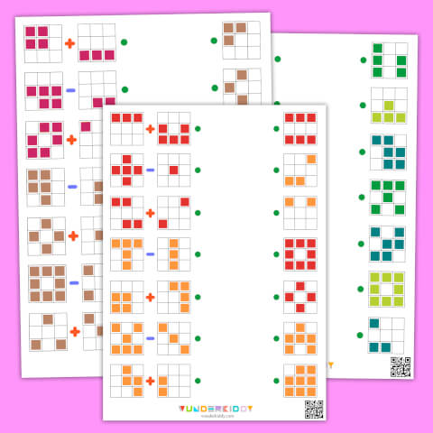 Activités de logique pour les enfants « Blocs colorés » - Image 2