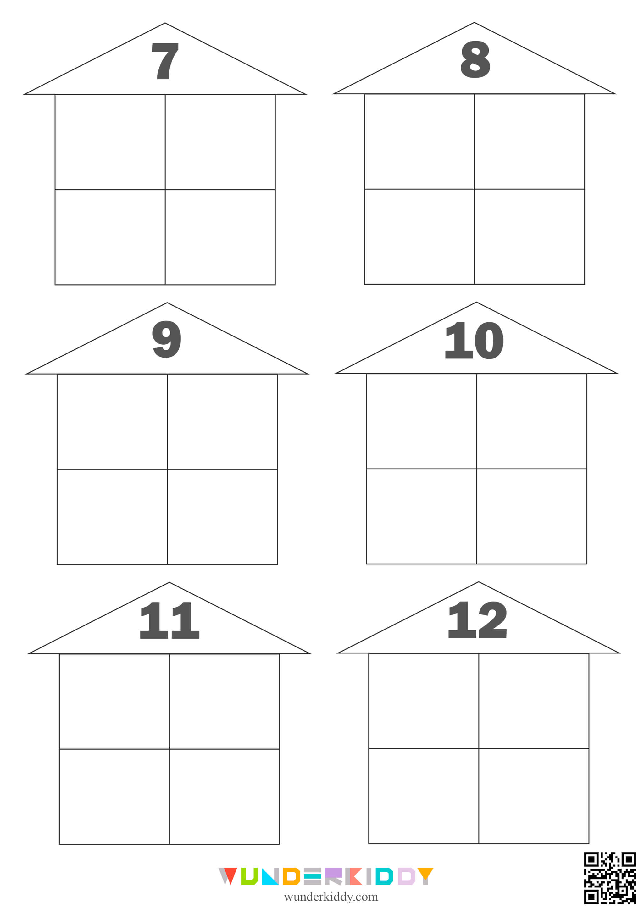 Гра на лічбу до 10 «Математичні будиночки» - Зображення 3
