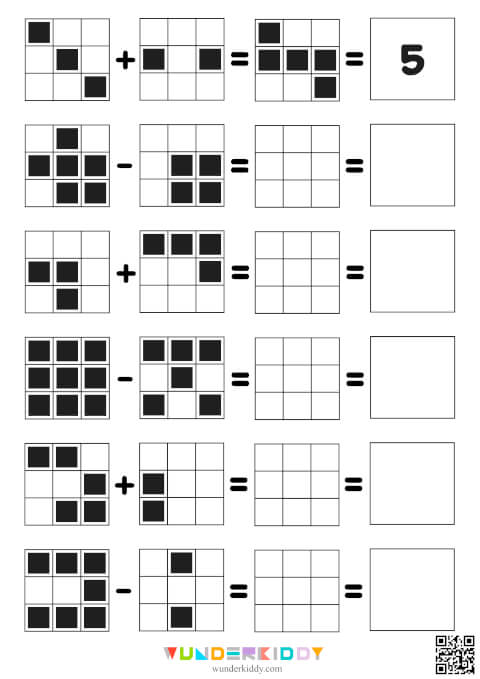 Fun Grid Math Puzzles - Image 3