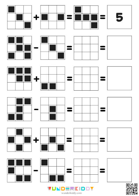 Fun Grid Math Puzzles - Image 4